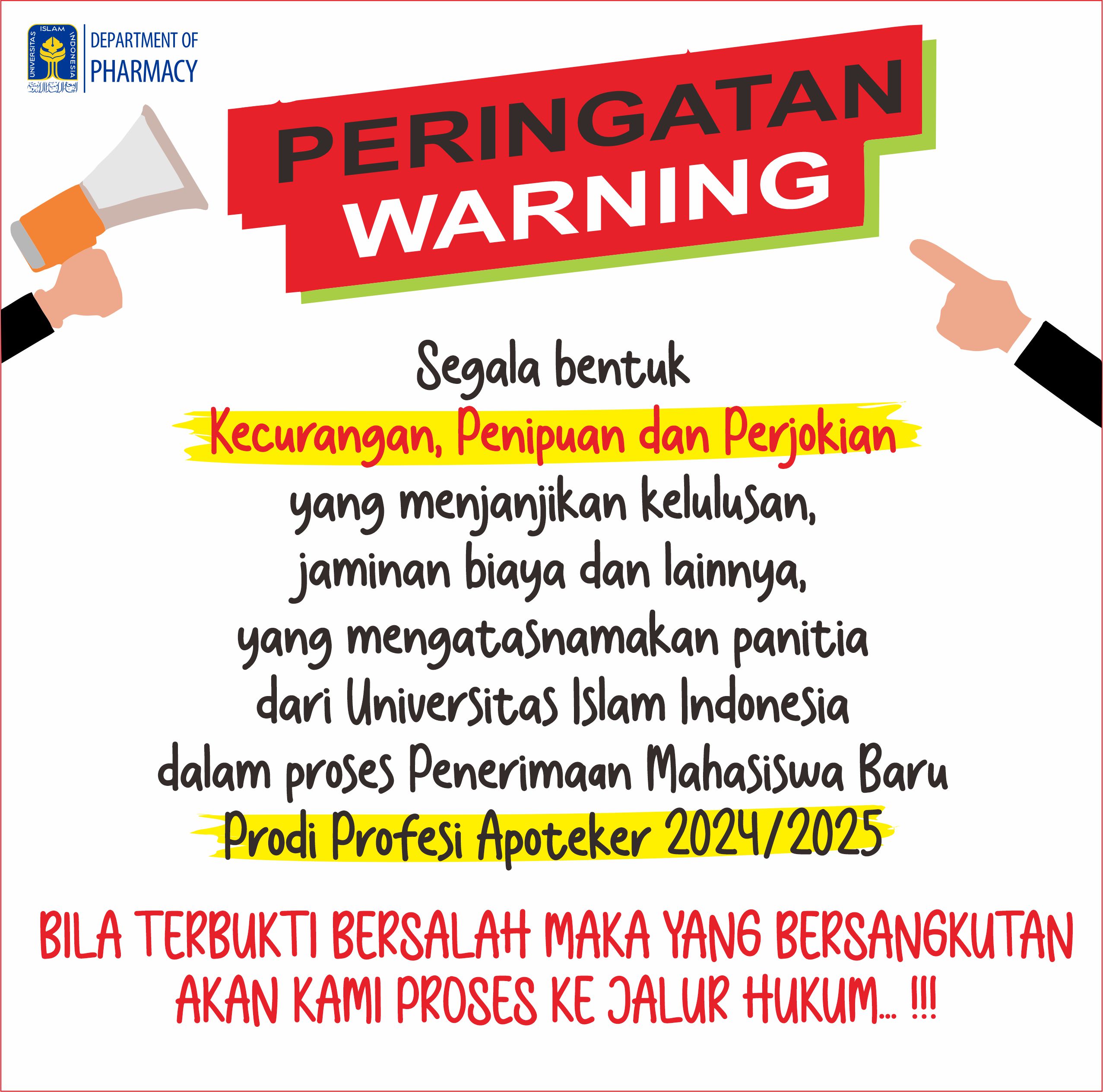 Warning PMB 45